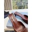 Prada Heel 3cm Satin Square Toe Mules Coffee Spring 2024