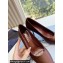 Prada Heel 9cm Satin Pumps Coffee Spring 2024