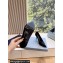 Prada Heel 9cm Satin Pumps Black Spring 2024