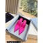 Prada Heel 9cm Satin Mules with Strap Fuchsia Spring 2024