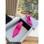 Prada Heel 9cm Satin Mules with Strap Fuchsia Spring 2024