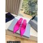 Prada Heel 9cm Satin Mules with Strap Fuchsia Spring 2024