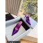 Prada Heel 9cm Satin Mules with Strap Purple Spring 2024