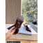 Prada Heel 9cm Satin Mules with Strap Coffee Spring 2024