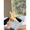 Prada Heel 9cm Satin Mules with Strap Yellow Spring 2024