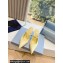 Prada Heel 9cm Satin Mules with Strap Yellow Spring 2024