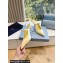 Prada Heel 9cm Satin Mules with Strap Yellow Spring 2024