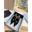 Prada Heel 9cm Satin Mules with Strap Black Spring 2024