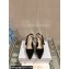 Dior Heel 8cm Sweet-D Slingback Pumps in Black Patent Calfskin 2024