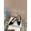Dior Heel 8cm Sweet-D Slingback Pumps in Black Patent Calfskin 2024