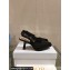 Dior Heel 8cm Sweet-D Slingback Pumps in Black Cotten 2024