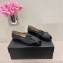 Chanel Patent Calfskin Moccasins G45409 Black 2024