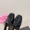 Chanel Patent Calfskin Moccasins G45409 Black 2024