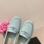 Chanel Patent Calfskin Moccasins G45409 Light Blue 2024