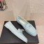 Chanel Patent Calfskin Moccasins G45409 Light Blue 2024