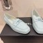 Chanel Patent Calfskin Moccasins G45409 Light Blue 2024
