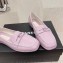 Chanel Patent Calfskin Moccasins G45409 Light Purple 2024