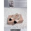 Miu Miu Patent Calfskin Mules with Strap Beige 2024
