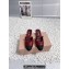 Miu Miu Patent Calfskin Mules with Strap Burgundy 2024