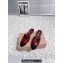 Miu Miu Patent Calfskin Mules with Strap Burgundy 2024
