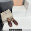 Miu Miu Brown Shoes with Laces Spring 2024