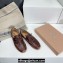 Miu Miu Brown Shoes with Laces Spring 2024