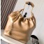 Loewe Medium Squeeze bag in nappa lambskin Apricot