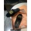 Miu Miu Velvet slippers with embroidered logo 5S104E Black 2024