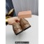 Miu Miu Glitter fabric loafers Gold 01 with metal chain and artificial crystal ornament 2024