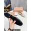 Miu Miu Glitter fabric loafers Gold 02 with metal chain and artificial crystal ornament 2024