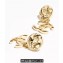 Chanel Metal Pendant Earrings ABC499 2024