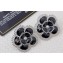 Chanel Metal & Glass Pearls Clip-on Stud Earrings ABC210 Silver, Black & Pearly White 2024