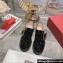 Roger Vivier Viv' Rangers Metal Buckle Monkstraps Loafers in Patent Leather Black 2024