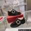 Roger Vivier Viv' Rangers Strass Buckle Monkstraps Loafers in Patent Leather Black 2024