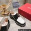 Roger Vivier Viv’ Go-Thick Metal Buckle Loafers in Patent Leather White/Black 2024