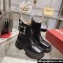 Roger Vivier Wallaviv Strass Buckle Chelsea Ankle Boots in Brushed Leather Black 2024