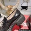 Roger Vivier Wallaviv Strass Buckle Loafers in Brushed Leather Black 2024