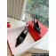 Valentino Heel 6cm Rockstud Bow patent leather slingback pumps Black Spring 2024