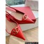 Valentino VLogo Signature leather slingback pumps Red Spring 2024