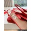 Valentino VLogo Signature leather slingback pumps Red Spring 2024
