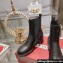 Roger Vivier Viv' Rangers Strass Buckle Chelsea Ankle Boots in Leather Black 2024