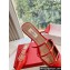 Valentino Rockstud leather Mules Red Spring 2024