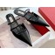 Valentino Rockstud leather Mules Black Spring 2024