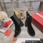 Roger Vivier Viv' Rangers Strass Buckle Chelsea Ankle Boots in Patent Leather Black 2024