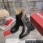 Roger Vivier Viv' Rangers Metal Buckle Chelsea Ankle Boots in Leather Black 2024