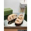 Gucci merino wool Double G sandals 771060 Beige 2024