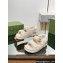 Gucci merino wool Double G sandals 771060 White 2024