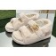 Gucci merino wool Double G sandals 771060 White 2024