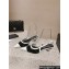 Chanel Heel 5cm Patent Calfskin Slingbacks Black 2024