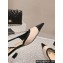 Chanel Heel 5cm Patent Calfskin Slingbacks Beige 2024